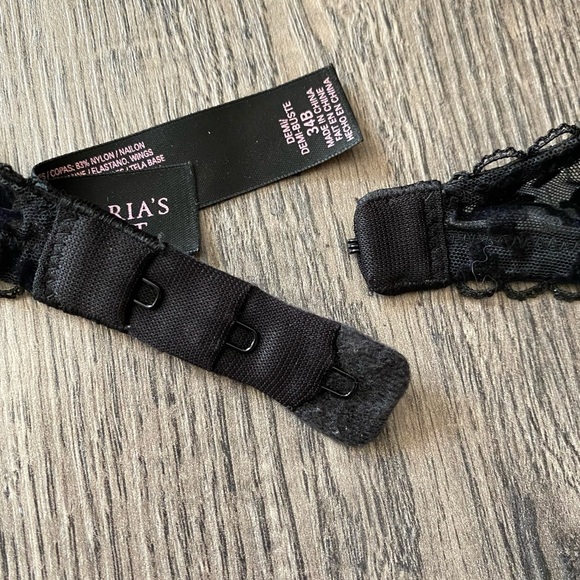 Victoria’s Secret Angels Ipex Underwire Bra, Black, 34B - Picture 12 of 15